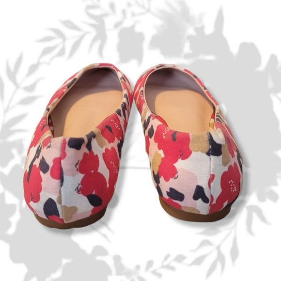 💕Kelly & Katie "Decotis" Floral Print Ballet Flats size 7.5 - Picture 6 of 9